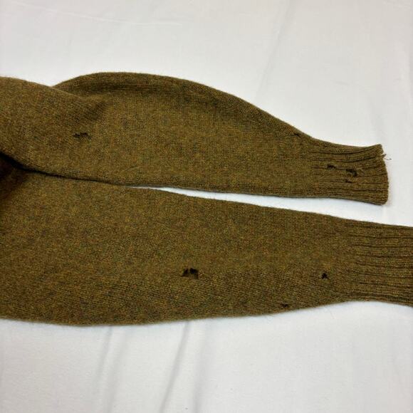 Vintage 60s McGregor Shetland Wool Mohair Cardigan Medium Kurt Cobain Grunge - Picture 9 of 10